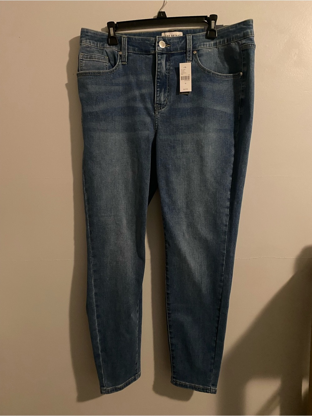 Lane Bryant Skinny Jeans in Medium Blue Wash